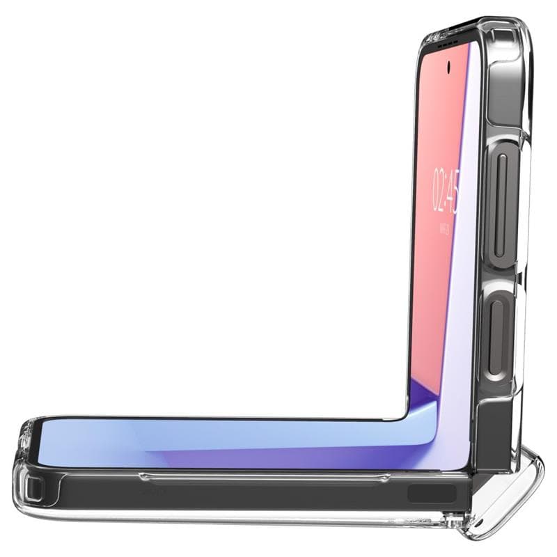 Spigen Ultra Hybrid Pro - Case for Samsung Galaxy Z Flip 6 (Crystal Clear) 5