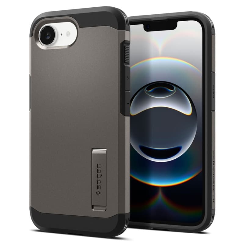 Spigen Tough Armor Mag MagSafe - Case for iPhone 17e / 16e (Gunmetal) 2