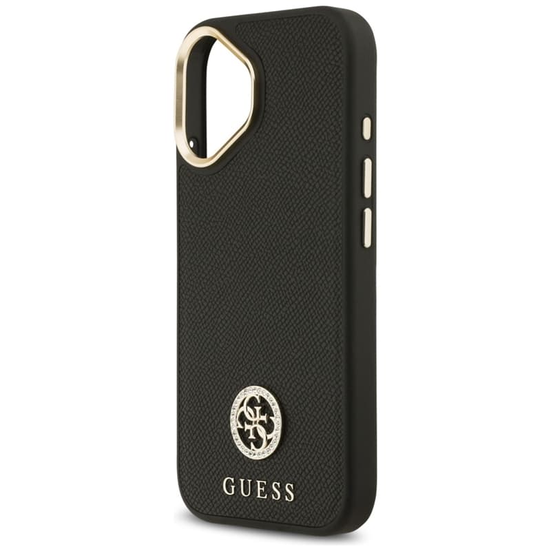 Guess Grained Strass Logo MagSafe - Case iPhone 17 (black) 6