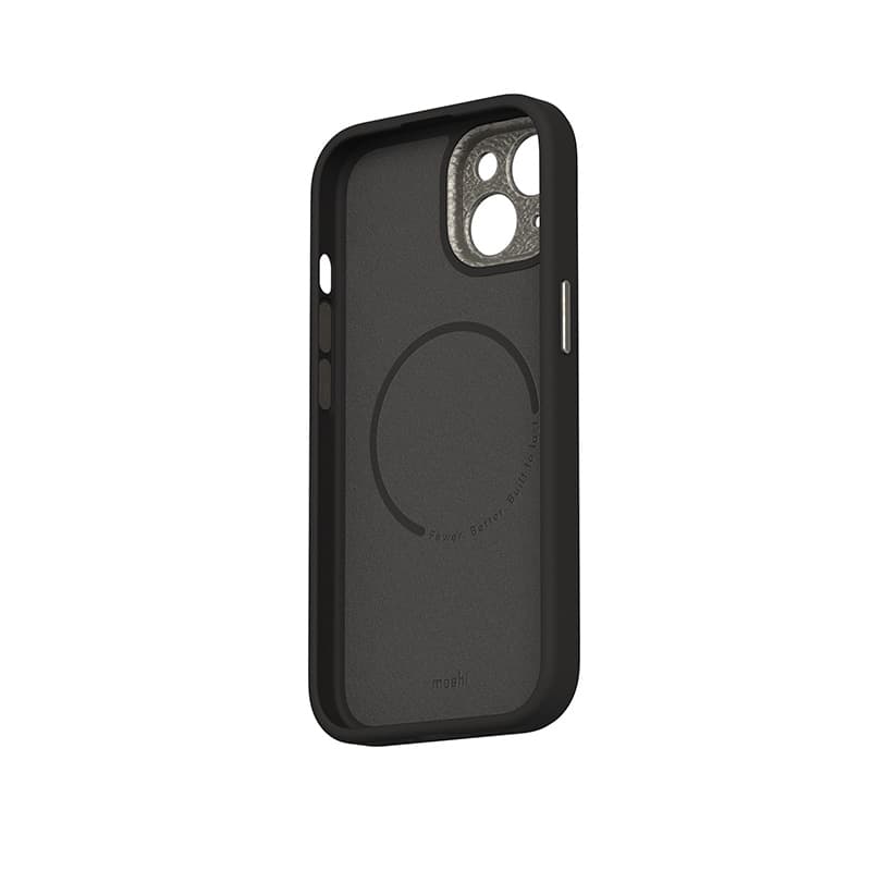 Moshi Napa MagSafe - Leather case for iPhone 15 (Midnight Black) 3