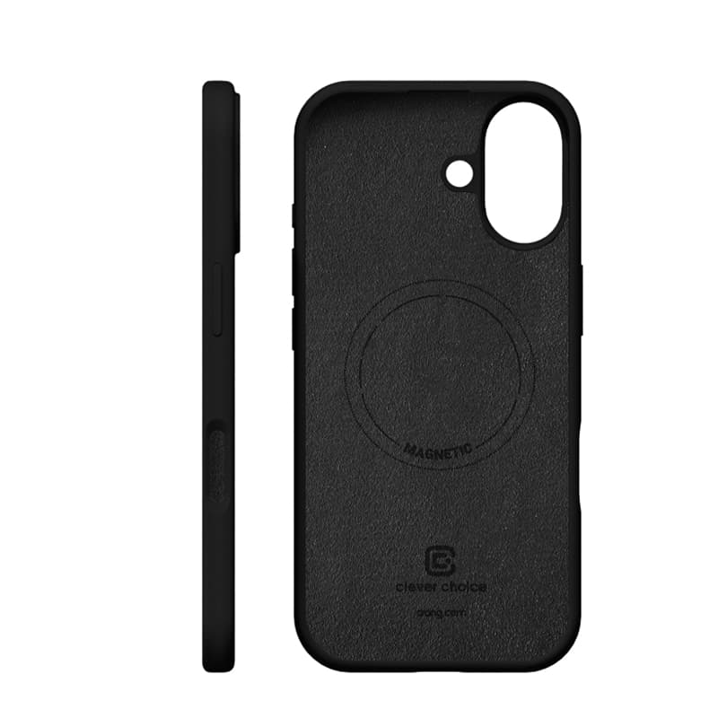 Crong Color Cover Magnetic - MagSafe iPhone 17 Case (Black) 2