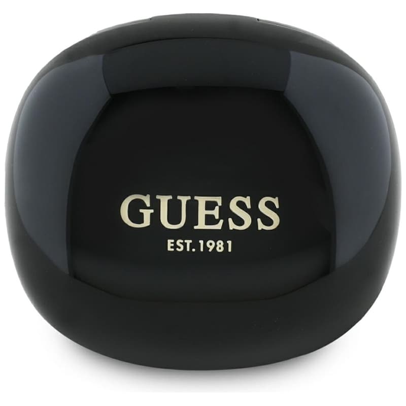 Guess Flat Classic Logo Electroplated - TWS Earbuds + Charging Case (black) 2