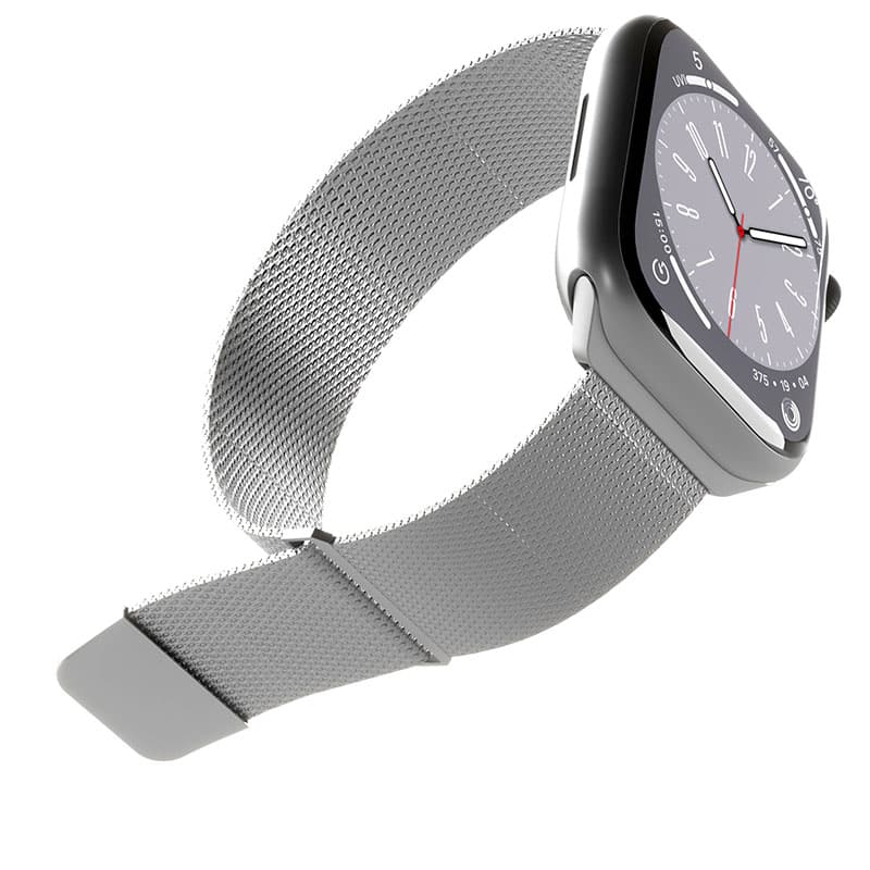 Puro Milanese Magnetic Band - Stainless steel strap for Apple Watch 38/40/41/42 mm (Silver) 2