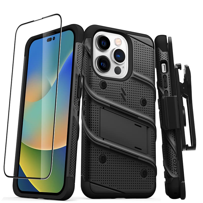 ZIZO BOLT Series - Case for iPhone 14 Pro (Black) 1