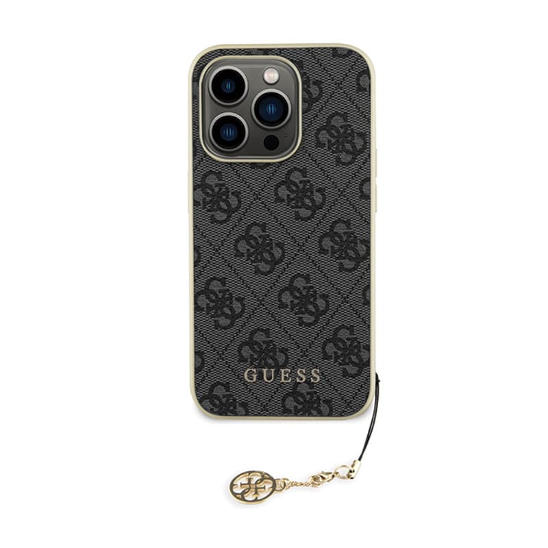 Guess 4G Charms Collection - iPhone 15 Pro Case (grey) 3