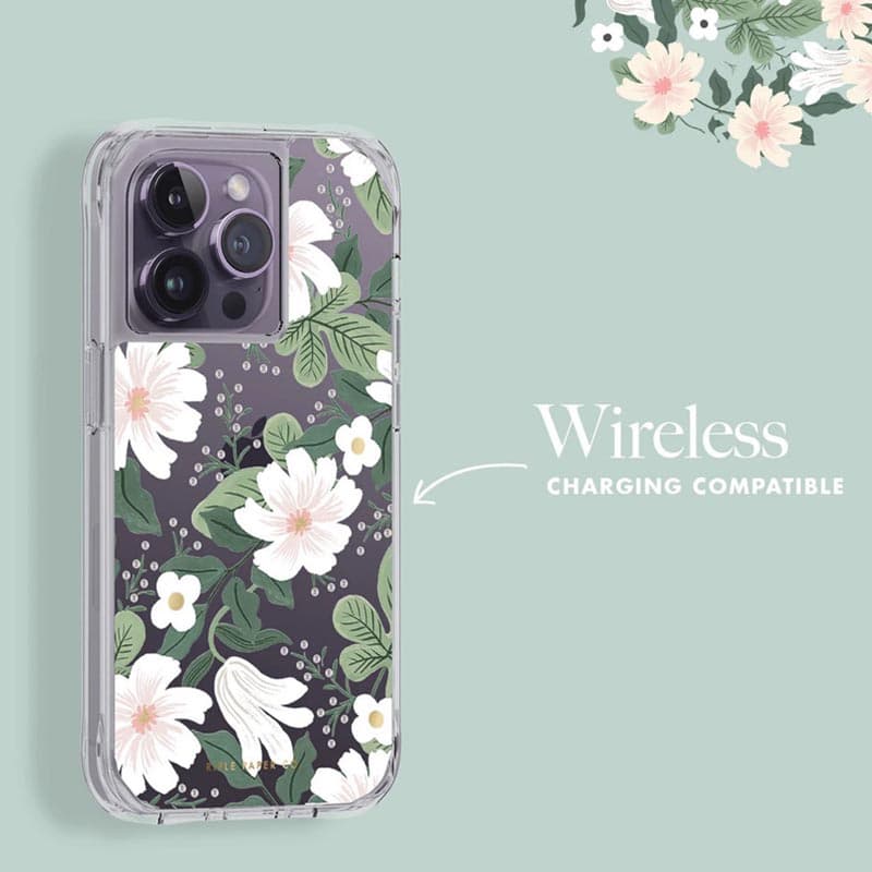 Rifle Paper Clear - Case for iPhone 14 Pro (Willow) 6