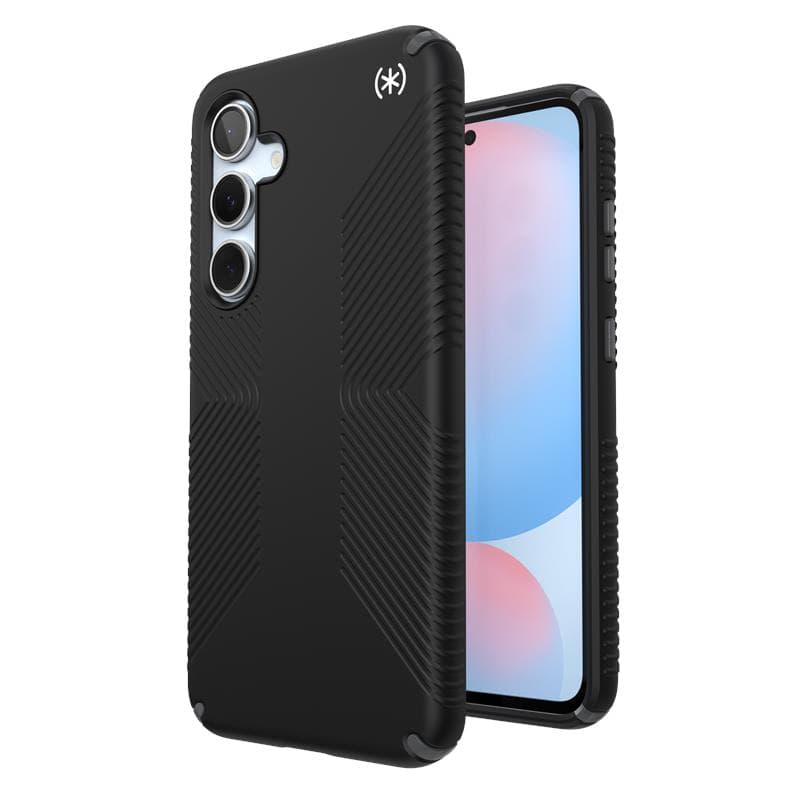 Speck Presidio2 Grip - Samsung Galaxy S24 FE Case (Black/Slate Gray/White) 2
