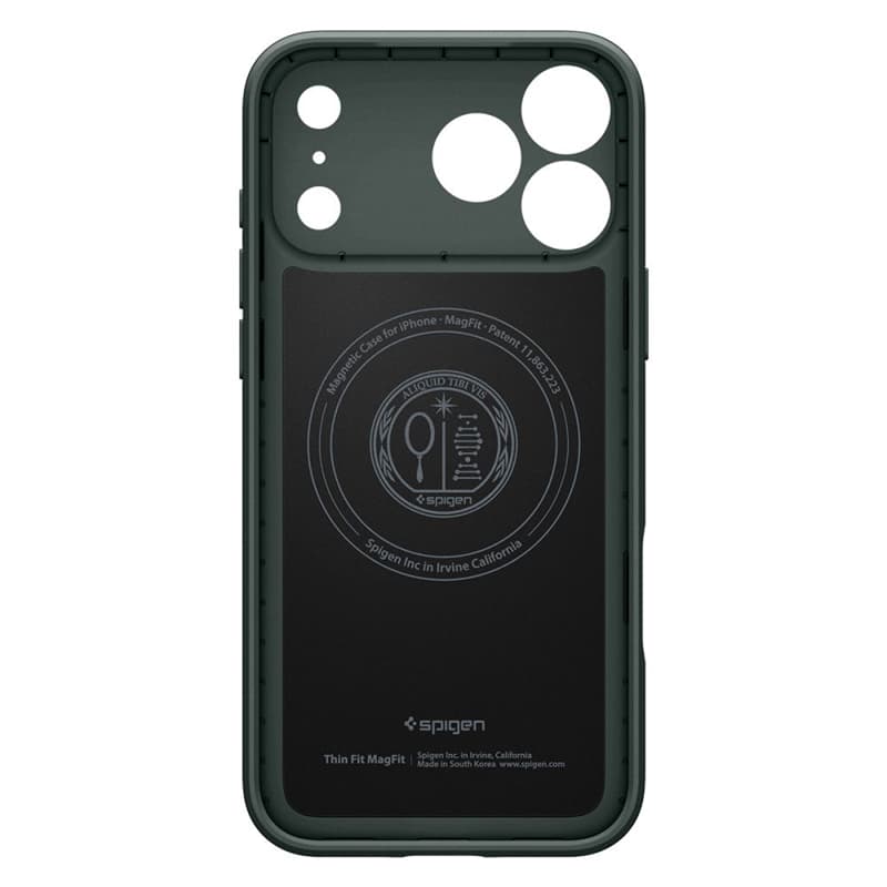 Spigen Thin Fit Mag MagSafe - Case for iPhone 17 Pro Max (Abyss Green) 5