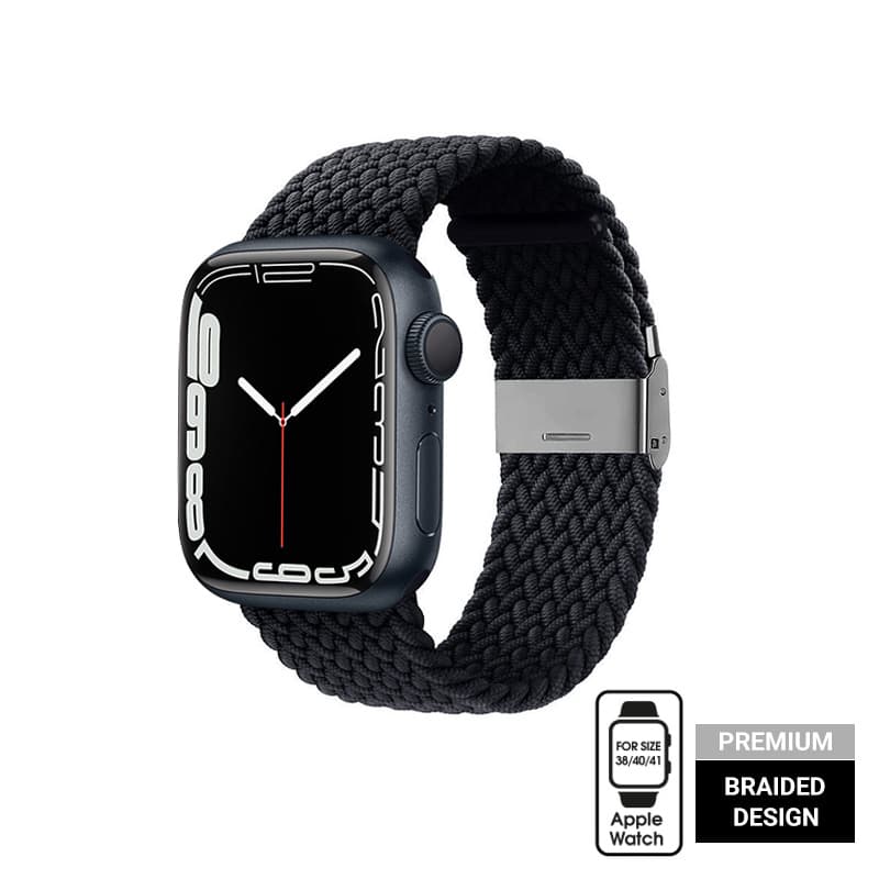 Crong Wave Band – Braided Apple Watch Strap 38/40/41/42 mm (Graphite) 3