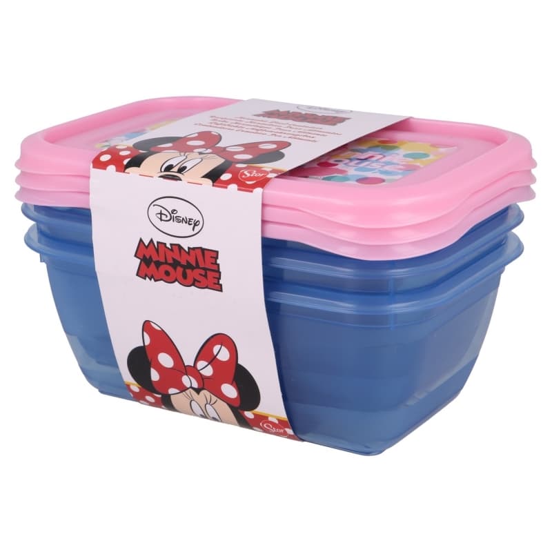 Minnie Mouse - 540 ml food container set (3 pcs.) 2
