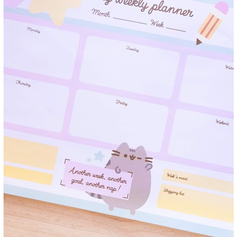 Pusheen - Weekly Planner from the Foodie Collection 54 pages A3 4