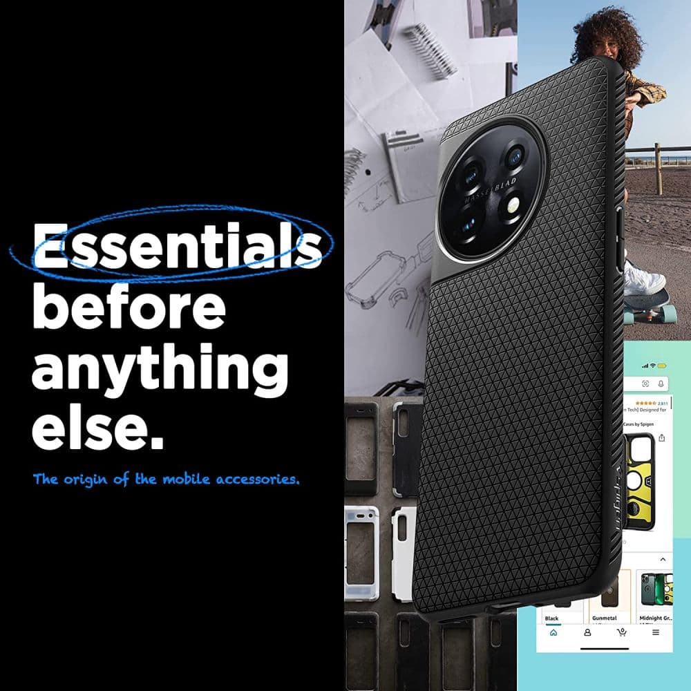 Spigen Liquid Air - Etui do OnePlus 11 5G (Black) 6