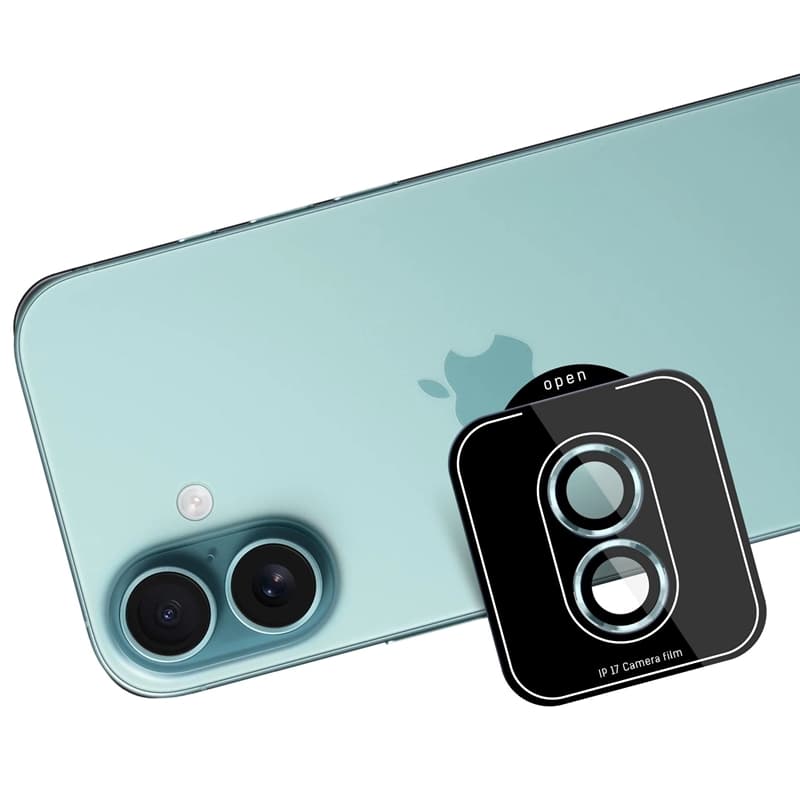 3mk Lens Protection Pro - Camera Lens Glass for iPhone 17 (Green) 3