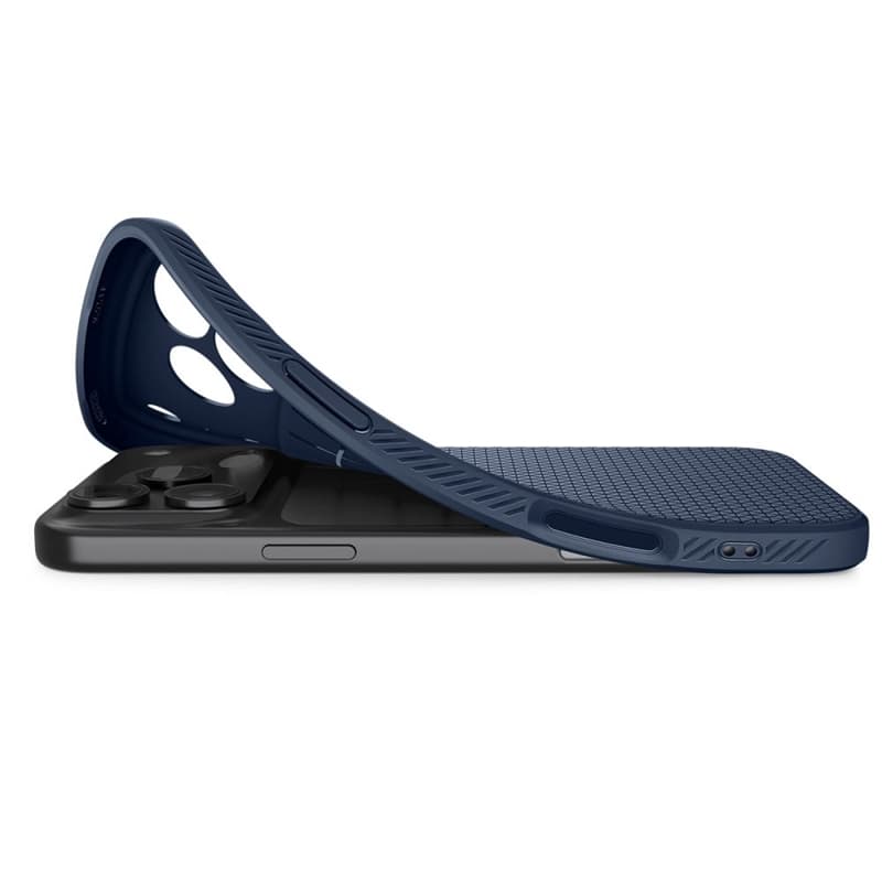 Spigen Liquid Air - Case for iPhone 17 Pro (Navy Blue) 8