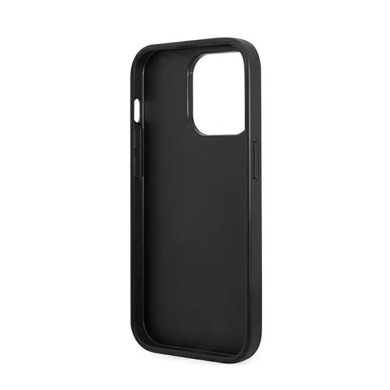 Guess Glitter Flakes Metal Logo Case - Case for iPhone 14 Pro (Black) 7