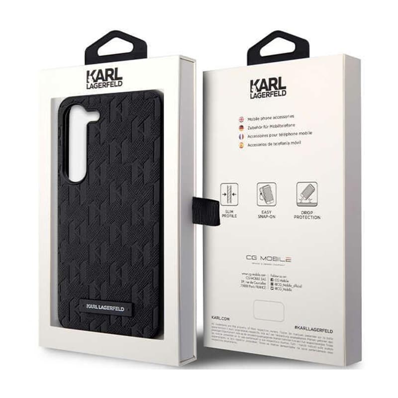 Karl Lagerfeld Saffiano Monogram Metal Logo - Case Samsung Galaxy S24 (czarny) 8