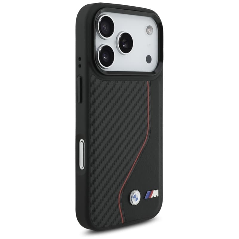 BMW M Carbon Line & Logo MagSafe - Case iPhone 17 Pro (red) 4