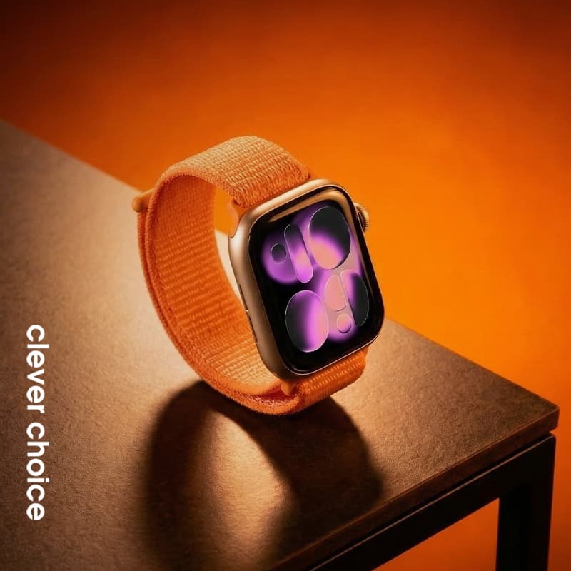 Crong Nylon - Sport Band for Apple Watch 38/40/41/42 mm (Tropical Orange) 5