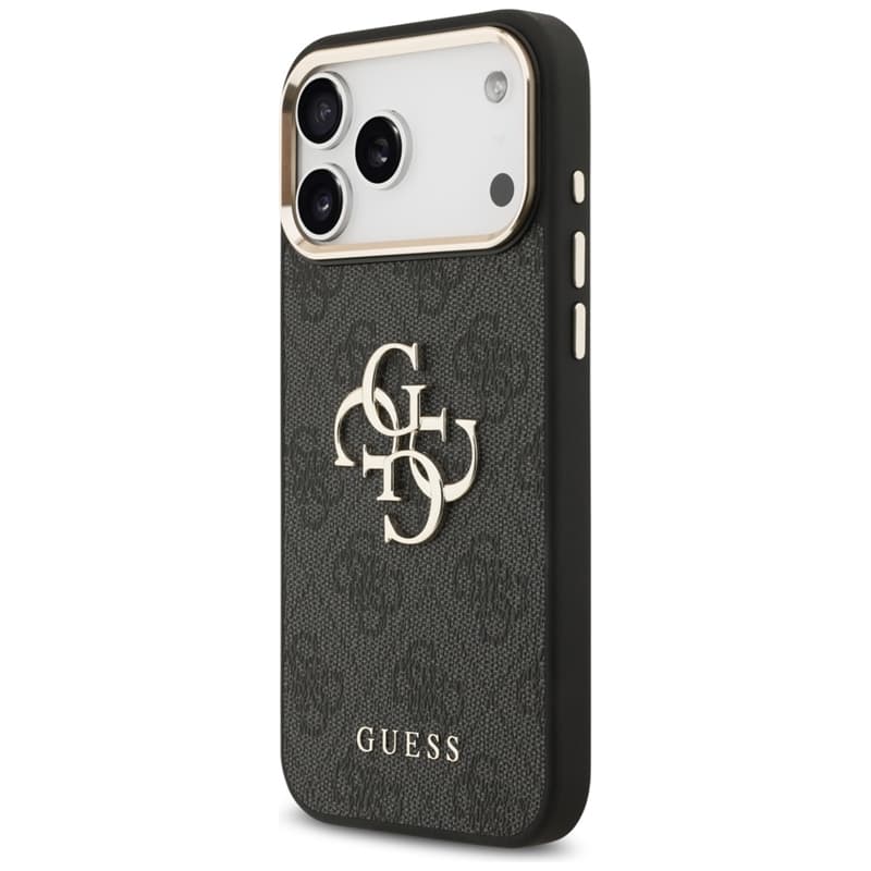 Guess 4G Big 4G Classic Logo - Case iPhone 17 Pro Max (Black / Gold) 2