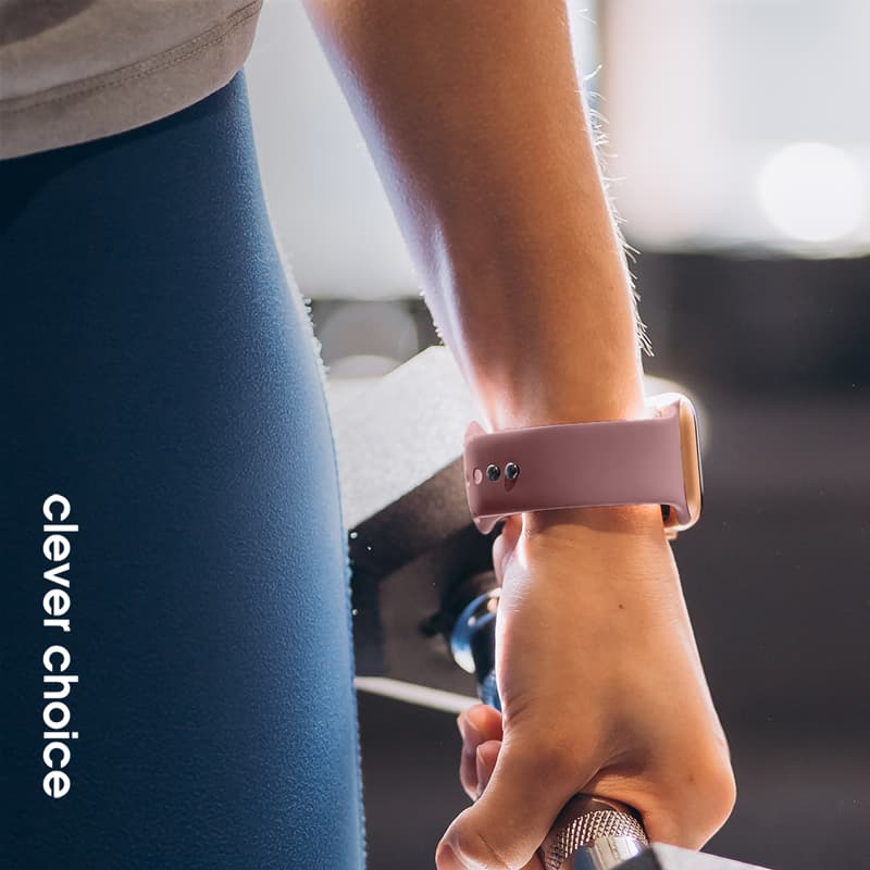 Crong Liquid - Apple Watch Strap 38/40/41/42 mm (dusty pink) 3
