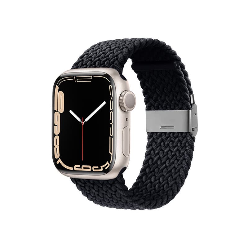 Crong Wave Band – Braided Apple Watch Strap 38/40/41/42 mm (Graphite)