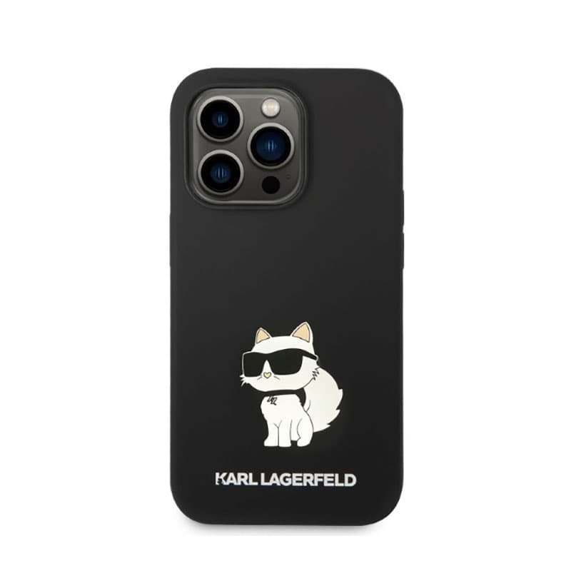 Karl Lagerfeld Silicone NFT Choupette - Case for iPhone 14 Pro Max (Black) 3