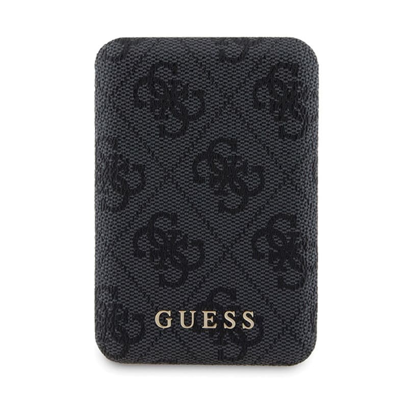 Guess Bundle Pack MagSafe 4G Metal Gold Logo - Case set + Power Bank 5000mAh MagSafe iPhone 14 Pro (black) 8