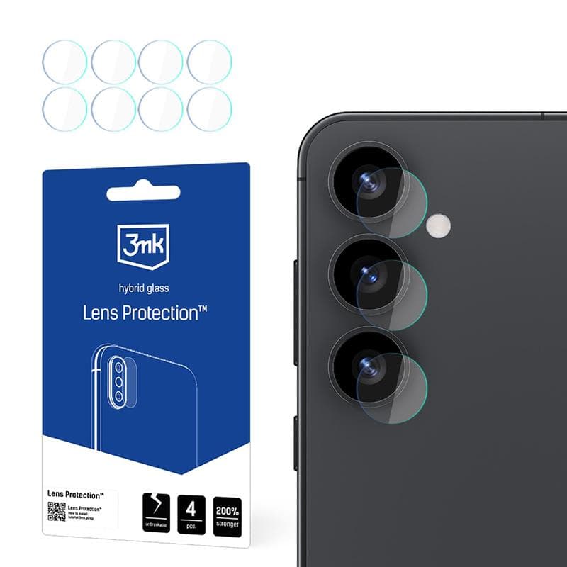 3mk Lens Protection - Camera Lens Glass for Samsung Galaxy S25+ (4 sets) 1