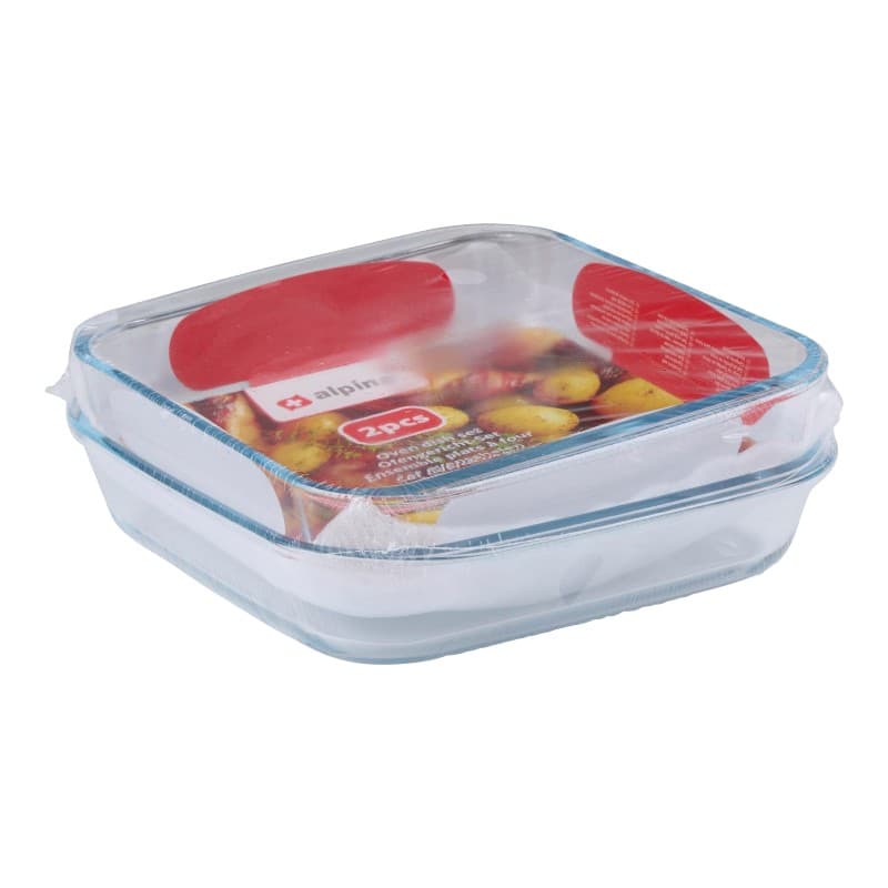 Alpina - Set of glass ovenproof dishes (2 pieces) 3