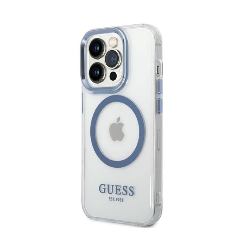 Guess Metal Outline MagSafe - Case for iPhone 14 Pro (Clear) 2