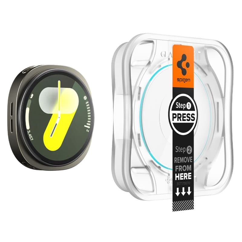 Spigen GLAS.TR EZ FIT 2-Pack - Tempered Glass for Samsung Galaxy Watch 8 40 mm (2 pcs) 4