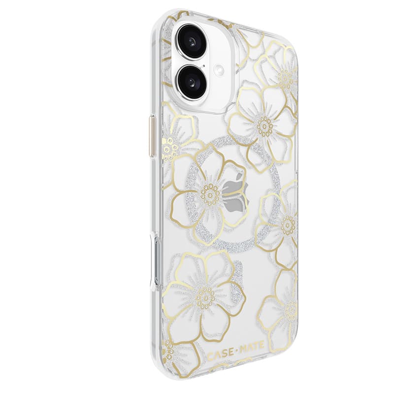 Case-Mate Floral Gems MagSafe - Case for iPhone 16 Plus (Gold) 3