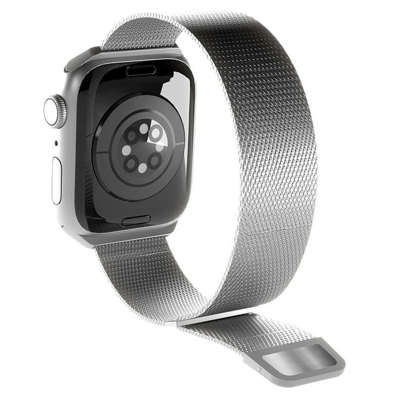 Puro Milanese Magnetic Band - Stainless steel strap for Apple Watch 38/40/41/42 mm (Silver) 4