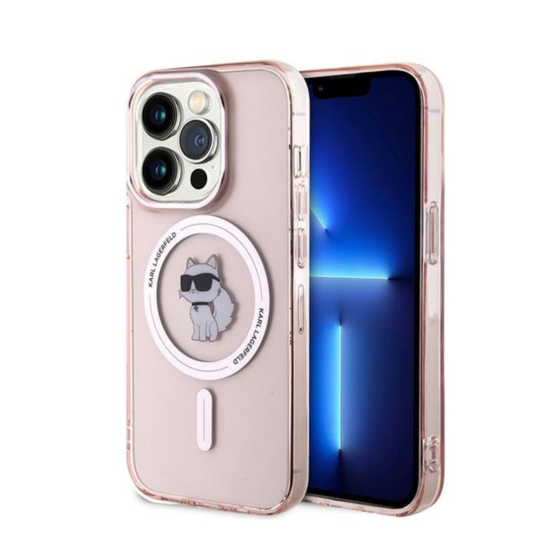 Karl Lagerfeld IML Choupette MagSafe - Case for iPhone 14 Pro (Pink) 1