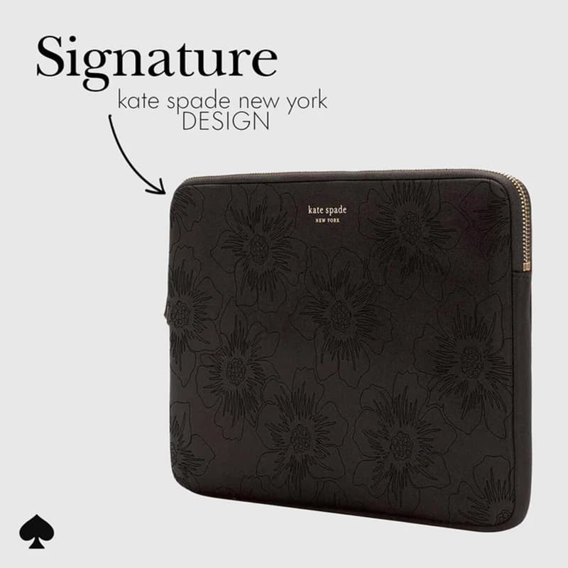 Kate Spade New York Slim Sleeve - MacBook Pro 13" / MacBook Air 13" / Notebook 13" cover (Reverse Hollyhock) 5