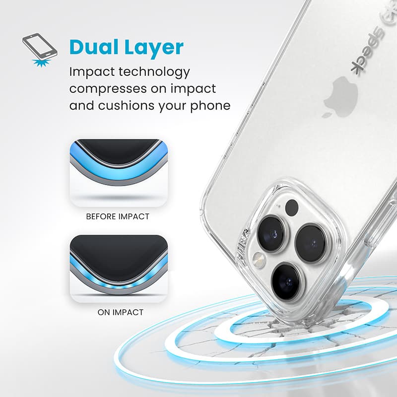 Speck Gemshell - iPhone 16 Pro Max Case (Clear) 2