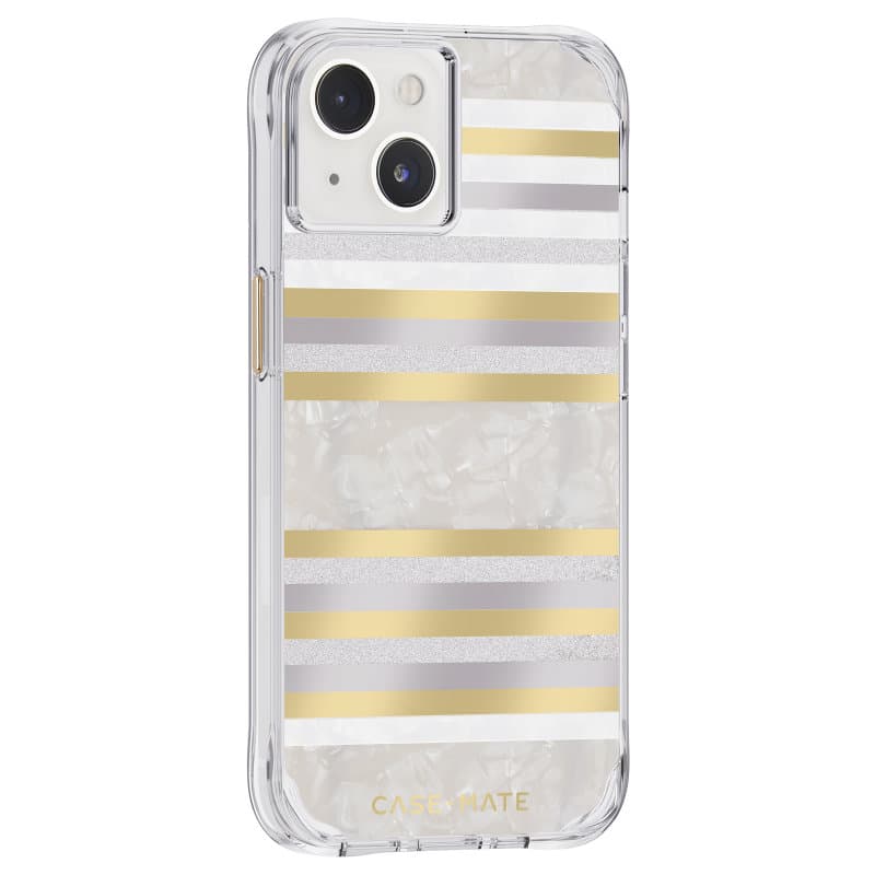 Case-Mate Pearl Stripes MagSafe - Case decorated with mother-of-pearl for iPhone 14 / iPhone 13 (Pearl Stripes) 2