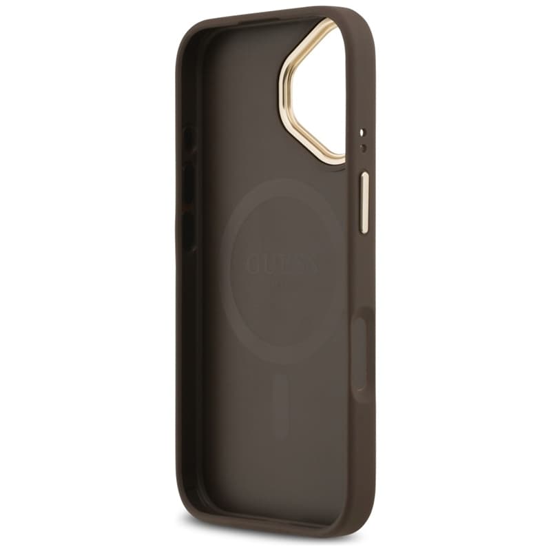 Guess 4G Strass Logo MagSafe - Case iPhone 17 (Brown) 7