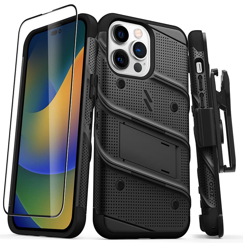 ZIZO BOLT Series - Case for iPhone 14 Pro Max (Black) 1