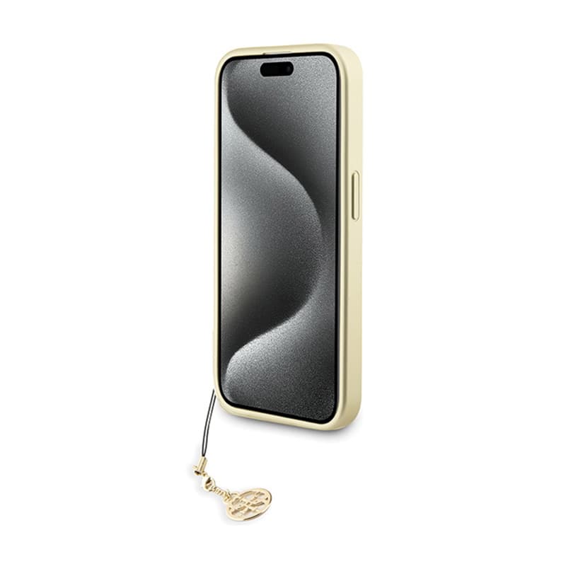 Guess 4G Charms Collection - iPhone 15 Pro Case (grey) 5