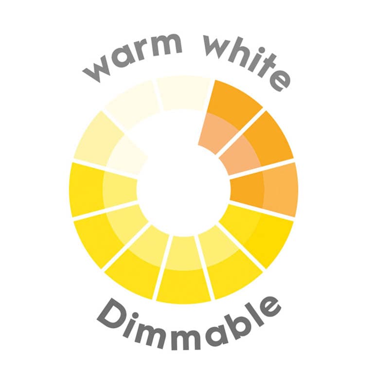 Alpina - Smart Wi-Fi bulb, E27 socket, power 4.9 W, warm white 2