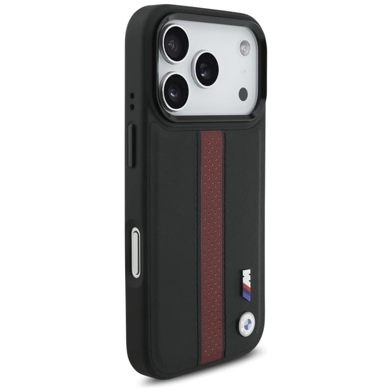 BMW M Perforated Stripe Logo MagSafe - iPhone 17 Pro Case (Red) 4