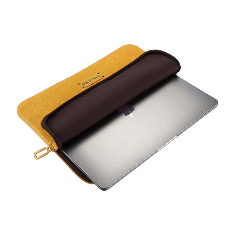 TUCANO Velluto 2 - Cover for MacBook Air 13" (M4/M3/M2/M1/2025-2018) / Pro 13" / Laptop 12" (yellow) 7
