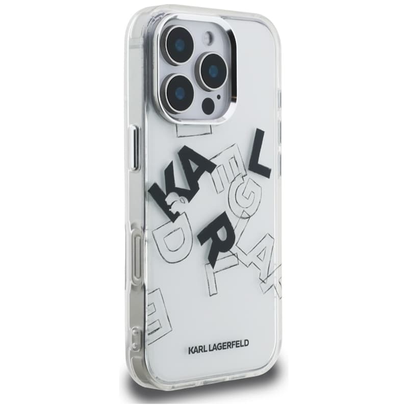 Karl Lagerfeld IML Sketched Graphic - Case for iPhone 16 Pro Max (transparent) 4