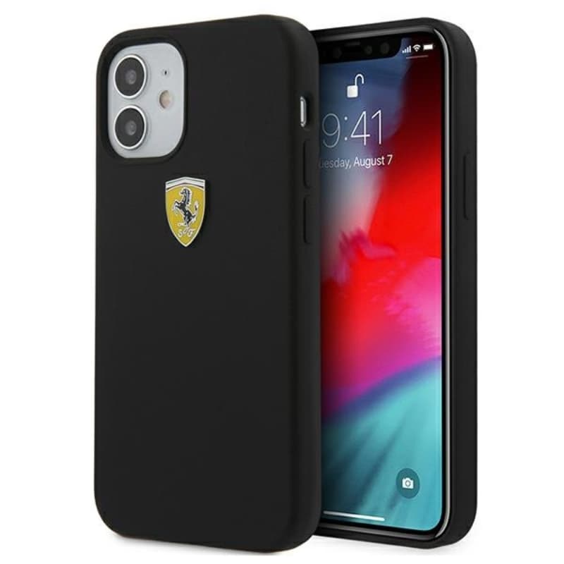 Ferrari On Track Silicone - Case for iPhone 12 mini (Black)