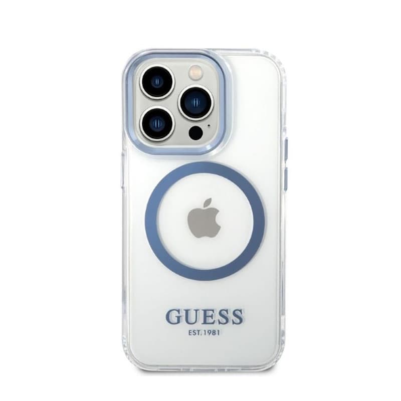Guess Metal Outline MagSafe - Case for iPhone 14 Pro (Clear) 3