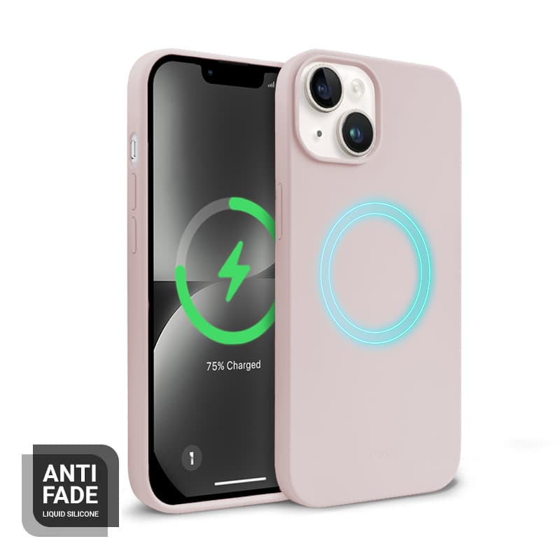 Crong Color Cover Magnetic - iPhone 14 / iPhone 13 MagSafe Case (sand pink) 2