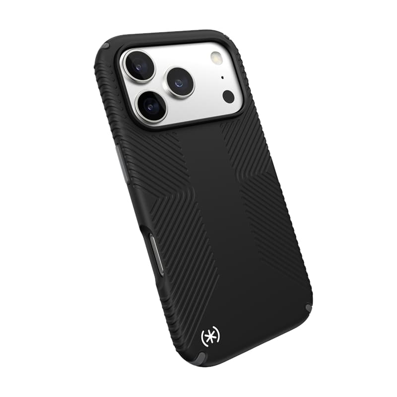 Speck Presidio2 Grip MagSafe - iPhone 17 Pro Case (Black / Slate Gray / White) 7