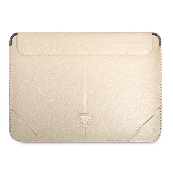 Guess Saffiano Triangle Logo Sleeve - Notebook case 16" (Beige) 2