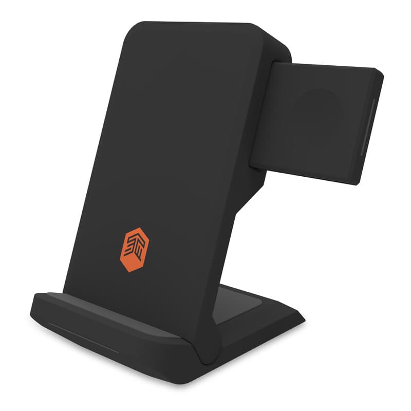 STM ChargeTree Go 3-in-1 Charging Station for Phone, AirPods, Apple Watch - Black 2